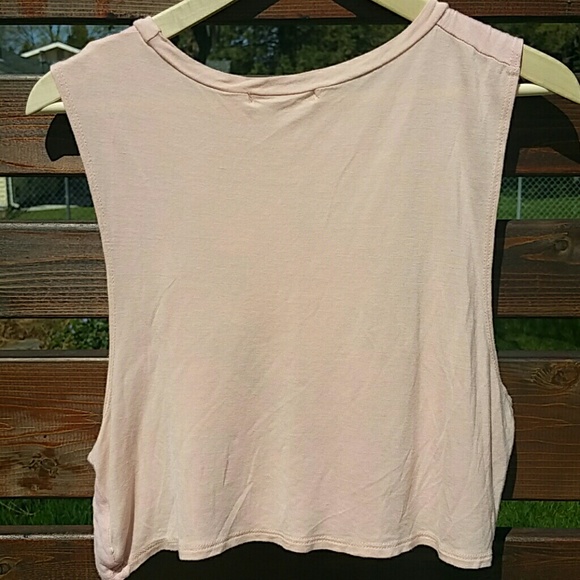 French Pastry crop top graphic pink California - Picture 5 of 7